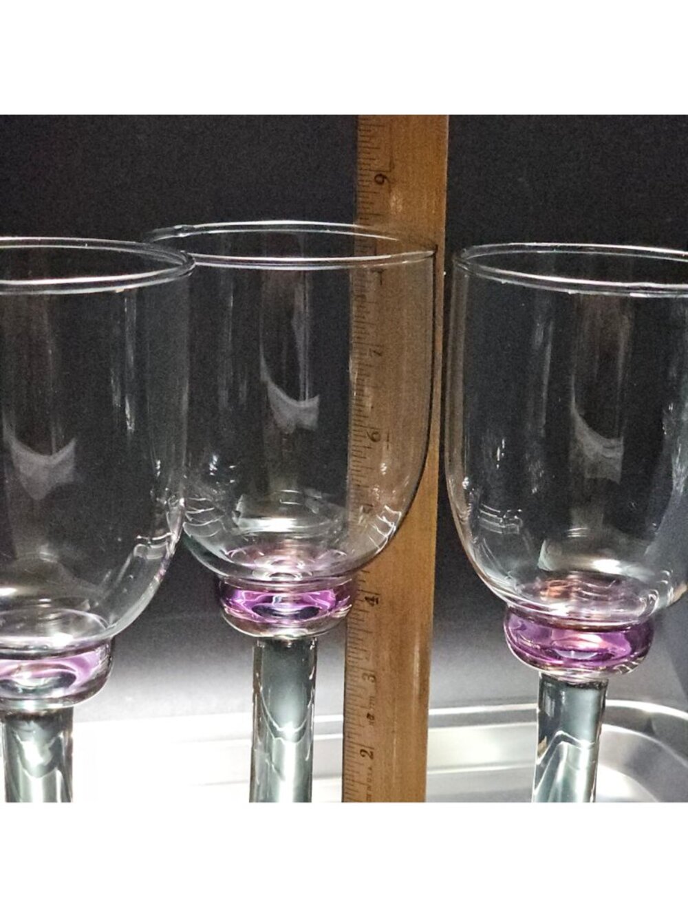 3 Pfaltzgraff Juniper Wine Glass 8.5" goblet  12oz - Picture 4 of 6